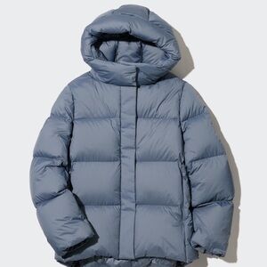 uniqlo grey ultra light down parka